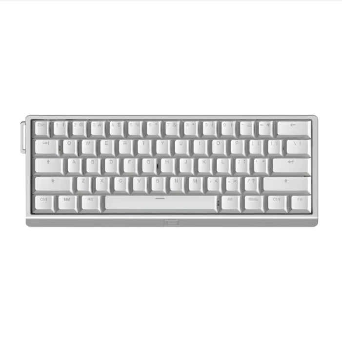 Teclado Mecânico Gamer Wooting 60HE V2 RGB 60% - Bright Silver
