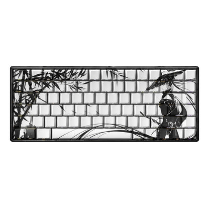 TECLADO MAGNÉTICO WLMOUSE YING 75 WHITE FORGED CARBON FIBER