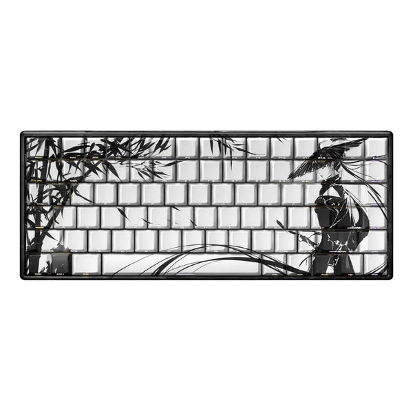 TECLADO MAGNÉTICO WLMOUSE YING 75 WHITE FORGED CARBON FIBER