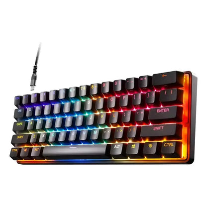 Teclado Gamer Mecânico Steelseries 64740 Apex Pro TKL Gen 3 RGB USB - Preto (Inglês)