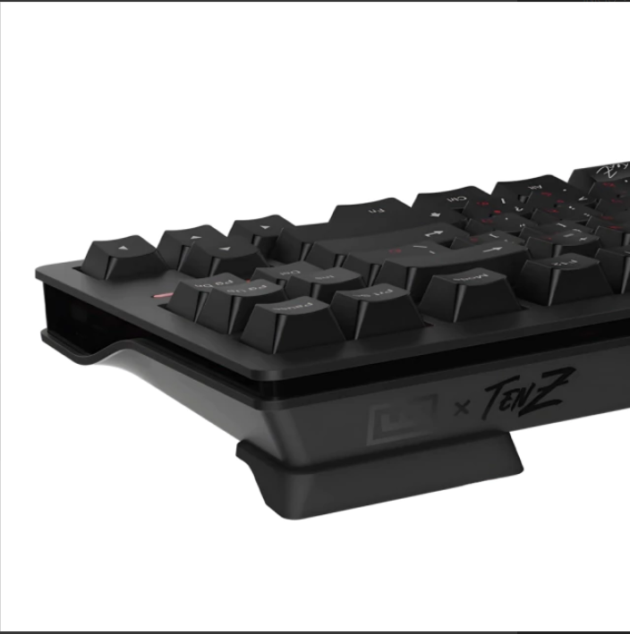 Teclado Gamer Mecânico Wooting 80HE Tenz Takeover 80% 8K - Preto