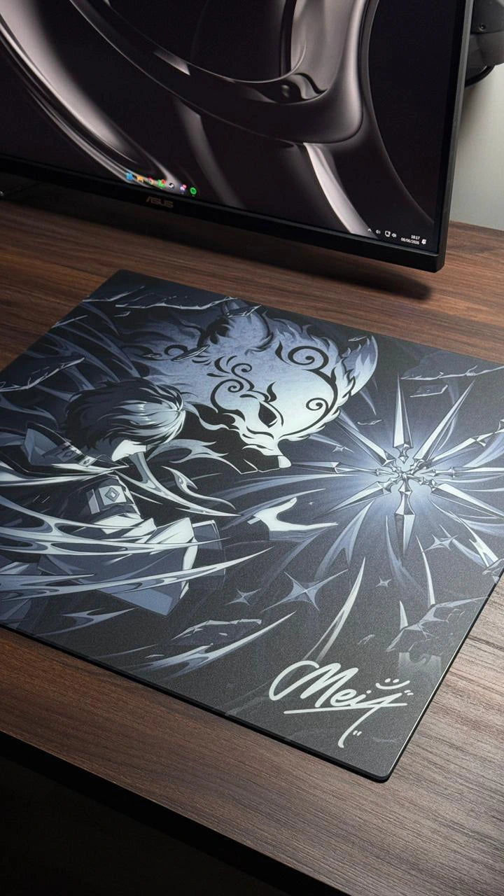 Mousepad Pulsar Pro Series Meiy - Premium Glass Mousepad