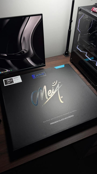Mousepad Pulsar Pro Series Meiy - Premium Glass Mousepad